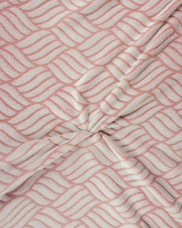 Fleece mesh Pink - Tissushop